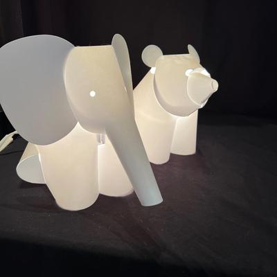 Elephant & Bear ZZZOOLight Table Lamps (DR-RG)