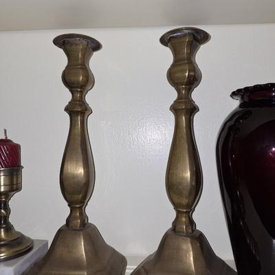 Taper Brass Candlesticks