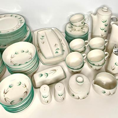 MCM Franciscan China Set - RADIANCE Pattern - Gladding McClean & Co - Made in USA