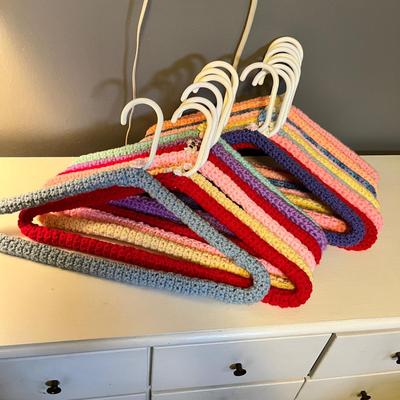 Lot 16 Crochet Hangers