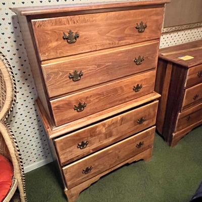 Lot 24 Stacked chest of drawers