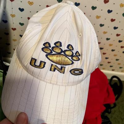 Lot 39 Tub of hats & clothing