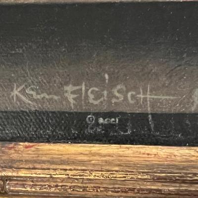 Ken Fleisch “Silent Passage” Acrylic Painting - Signed (BP-RG)