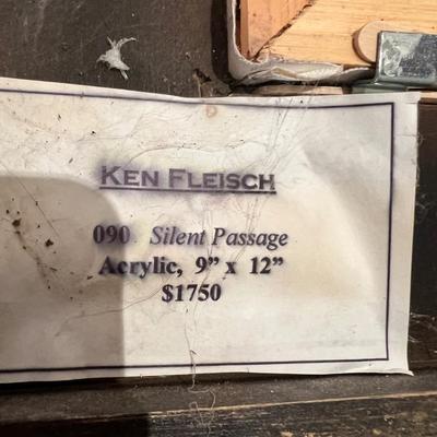 Ken Fleisch “Silent Passage” Acrylic Painting - Signed (BP-RG)