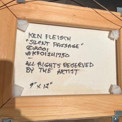 Ken Fleisch “Silent Passage” Acrylic Painting - Signed (BP-RG)