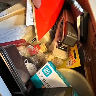 Lot 53 Box of office supplies