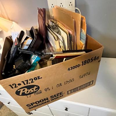 Lot 53 Box of office supplies