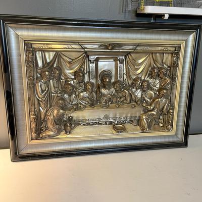 Lot 60 3D Last supper metal picture
