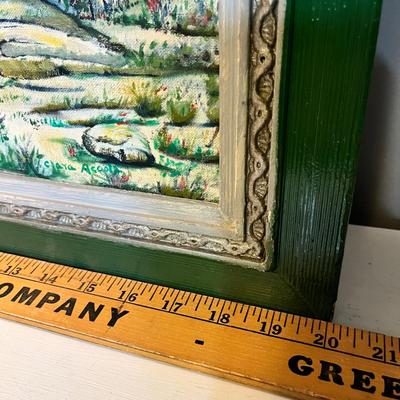 Lot 61 Homestead oil Painting