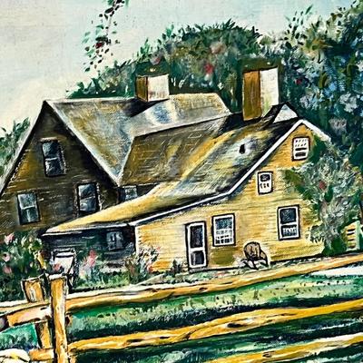 Lot 61 Homestead oil Painting