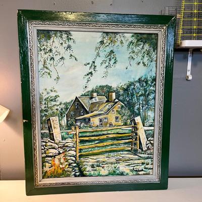 Lot 61 Homestead oil Painting
