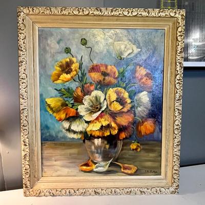 Lot 62 Vintage Still Life painting