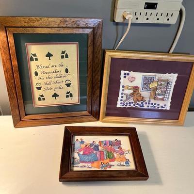 Lot 66 3 small pictures