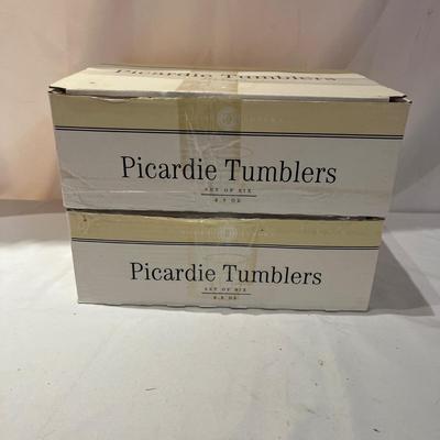 12 Duralex Picardie Glass Tumblers from Williams Sonoma (BP-MG)
