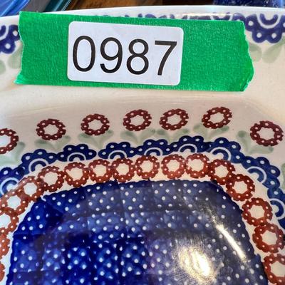 10 Piece Boleslawiec Polish Pottery Lot