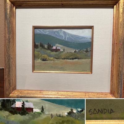 Elizabeth Sandia Signed “Colorado The Beautiful” Pastel (BP-RG)