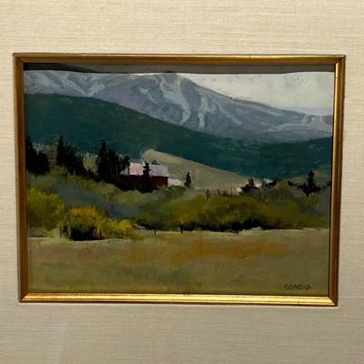 Elizabeth Sandia Signed “Colorado The Beautiful” Pastel (BP-RG)