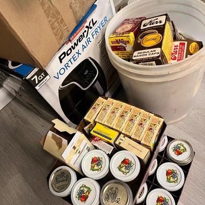 Lot 83 Canning supplies