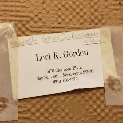 "Marionette Series II-Renaissance Man" Mixed Media Art by Lori K. Gordon (E-KD)
