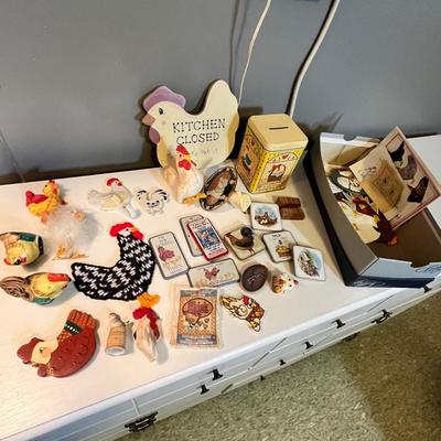 Lot 98 Chicken magnets & other