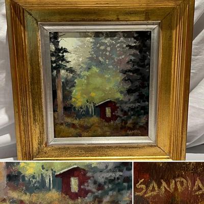 Elizabeth Sandia “Misty Afternoon” Signed Pastel (PB-RG)