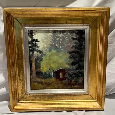 Elizabeth Sandia “Misty Afternoon” Signed Pastel (PB-RG)