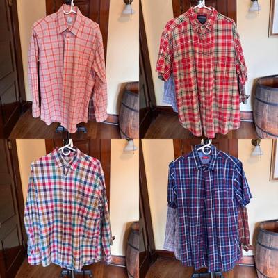 Woolrich, Izod, Alan Flusser, & More Button Downs - Men's Size Large (B3-DZ)