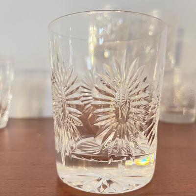 6 Waterford Crystal Double Old Fashioned Millennium Series Glasses Cups
