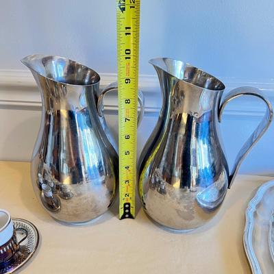 Vingtage Designer Pewter & Silverplate Lot - Dansk, Ikora, Stieff, Bellini, Menagia-Baes