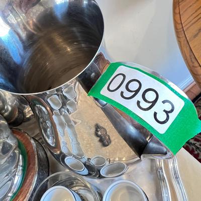 Vingtage Designer Pewter & Silverplate Lot - Dansk, Ikora, Stieff, Bellini, Menagia-Baes