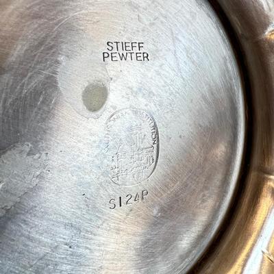 Vingtage Designer Pewter & Silverplate Lot - Dansk, Ikora, Stieff, Bellini, Menagia-Baes