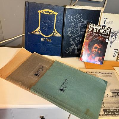 Lot 103 Briggsdale Colorado Items Wilbur Ball & Clyde Brundy books
