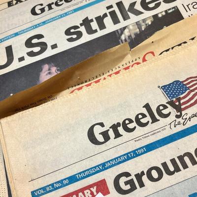 Lot 108 Vintage news papers & magazines