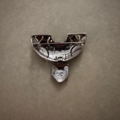 Judith Jack Art Deco 925 Marcasite Brooch