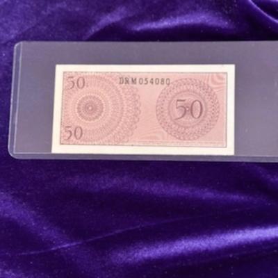 1964 Bank of Indonesia 50 sen