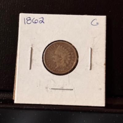 1862 Indian Head Penny (Civil War Years)