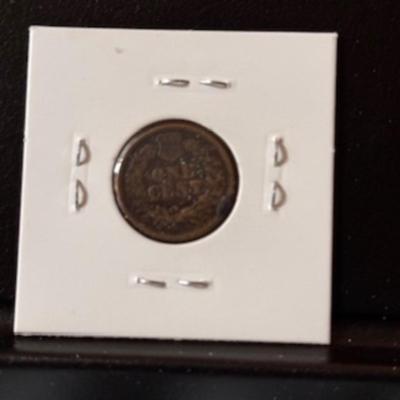 1865 Indian Head Penny (Civil War Years)
