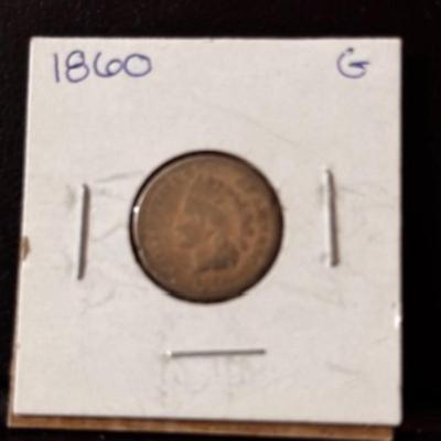 1860 Indian Head Penny (PRE Civil War Years)
