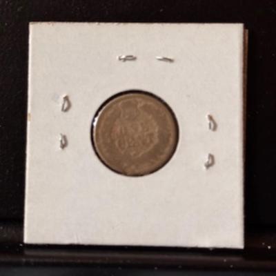 1860 Indian Head Penny (Civil War Years) Pointed Bust