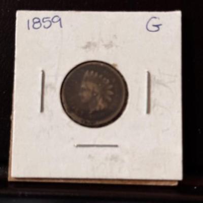 1859 Indian Head Penny (Civil War Years)