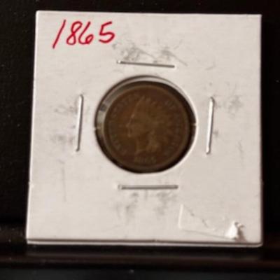 1865 Indian Head Penny (Civil War Years)