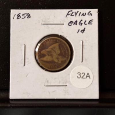 1858 Flying Eagle Cent