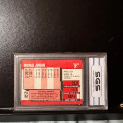 1989 Lleer Michael Jordan Card Gr. 7