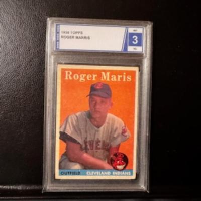 1958 Topps Roger Maris Rookie Card Gr. 3