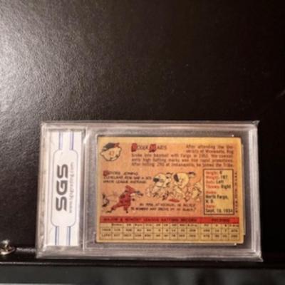 1958 Topps Roger Maris Rookie Card Gr. 3