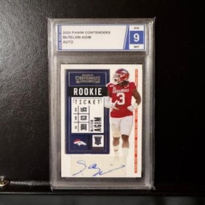 2020 Panini Cont. McTelvin Agim Rookie Signed Card
