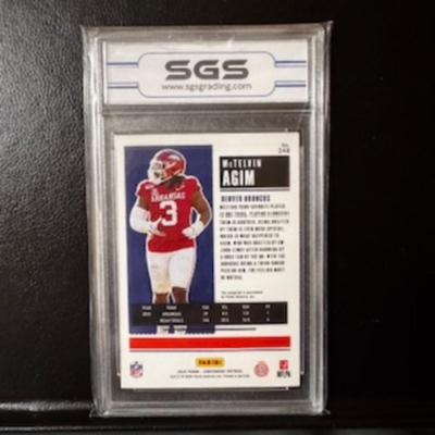 2020 Panini Cont. McTelvin Agim Rookie Signed Card