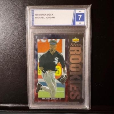 1994 U.D. Michael Jordan Rookie BB Card Gr. 8