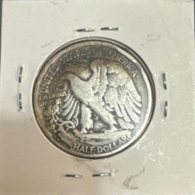 1945 S Walking Half Dollar