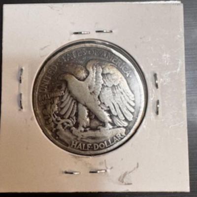 1944 S Walking Half Dollar